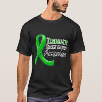 Traumatic Brain Injury Awareness Ribbon T-Shirt