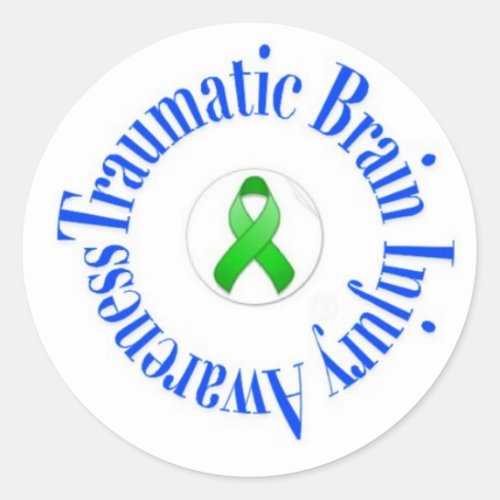 Traumatic Brain Injury Awareness Stickers