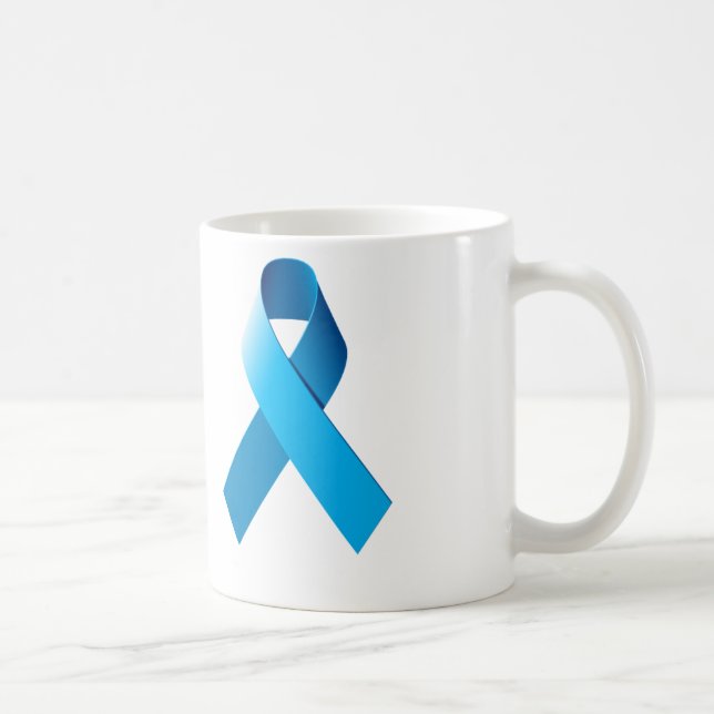 Traumatic Brain Injury Survivor Blue Ribbon Mug (Right)