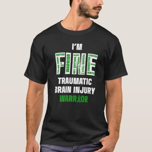 Traumatic Brain Injury Survivor Fine Tbi Warrior T_Shirt