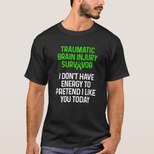 Traumatic Brain Injury Survivor TBI Warrior T_Shirt