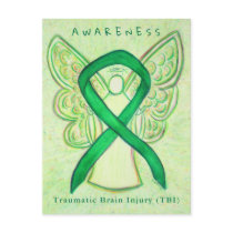 Traumatic Brain Injury TBI Awareness Ribbon Card