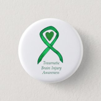 Traumatic Brain Injury (TBI) Awareness Ribbon Pin