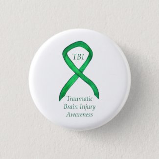 Traumatic Brain Injury (TBI) Awareness Ribbon Pins