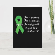 Traumatic Brain Injury Warrior TBI Awareness Gifts Card