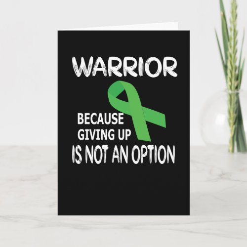 Traumatic Brain Injury Warrior TBI Awareness Gifts Card
