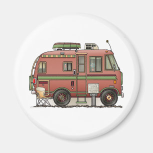 Travco Motor Home Camper RV Magnet