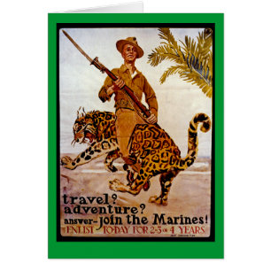 Travel? Adventure? Join the Marines! Cards