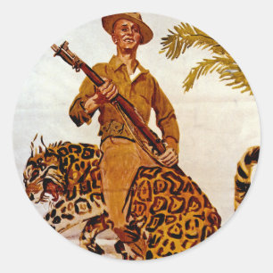 Travel? Adventure? Join the Marines! Classic Round Sticker