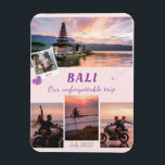 Travel Adventure Photo Family Collage Magnet<br><div class="desc">Capture and cherish your travel memories with our customizable travel photo collage magnet.</div>