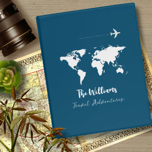 Travel Adventures International Dark Blue Mini Binder