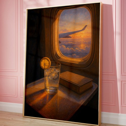 Travel Aesthetic Print | Vintage Aviation Decor