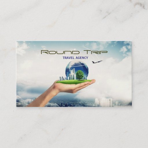 Customizable Travel Agency, Agent, Business Card