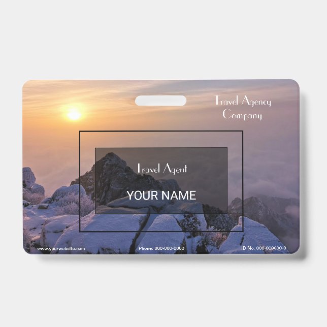 Travel Agency Badge (Front)