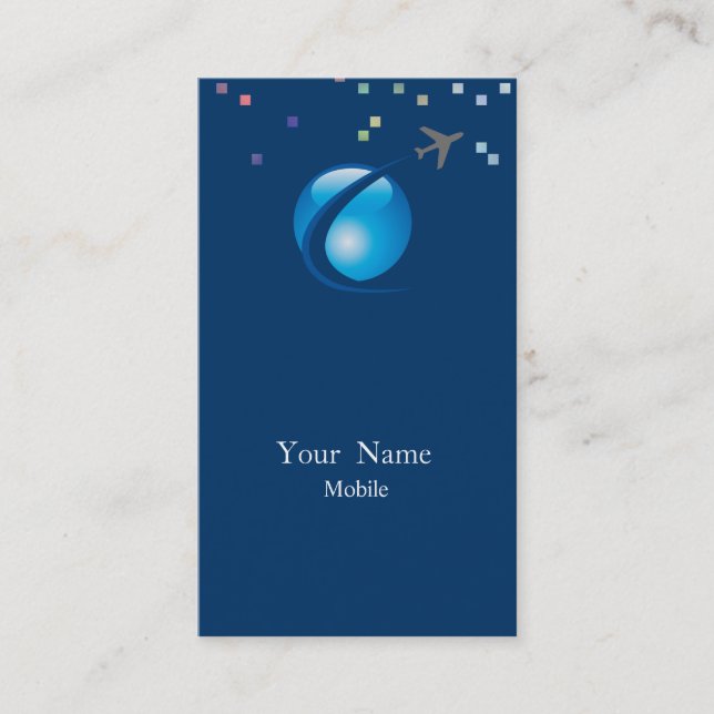 Travel Agency Business Card (Front)