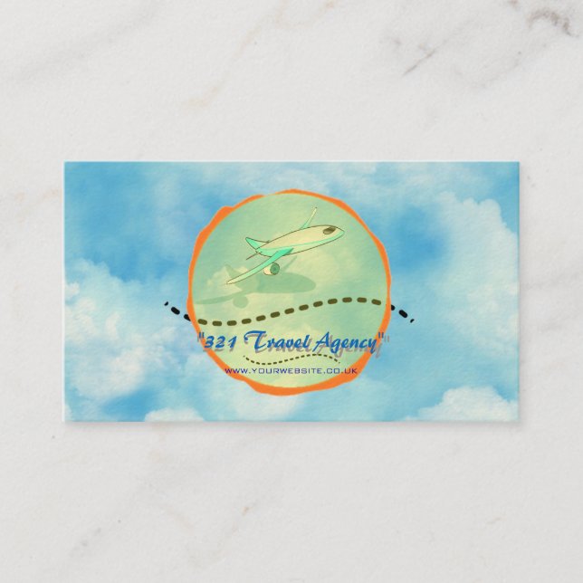 Travel Agency Business Card (Front)