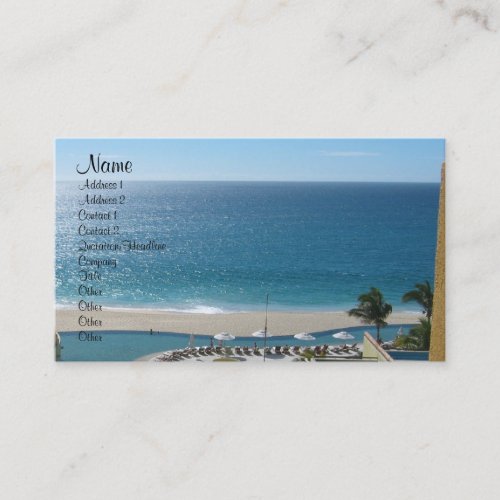 Travel Agency Business Card