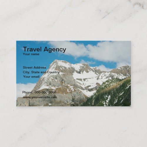 Travel Agency Business Card