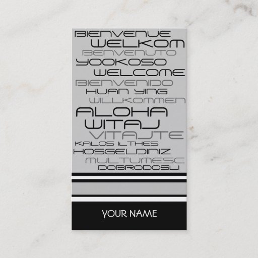 Customizable TRAVEL AGENCY Business Card