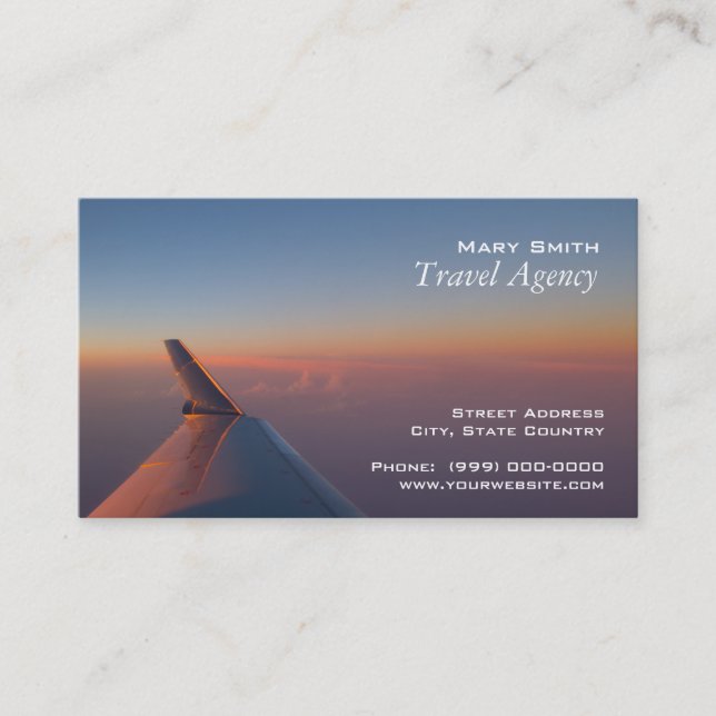Travel Agency Business Card (Front)