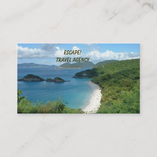 Customizable Travel Agency Business Card!