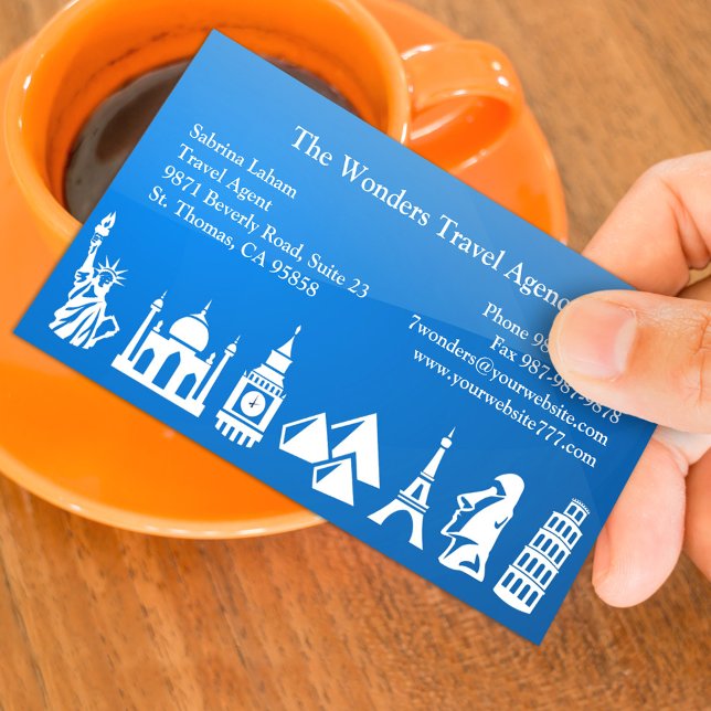 Travel Agency Business Card Template (Creator Uploaded)