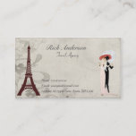 Travel Agency Business Cards - Eiffel Tower