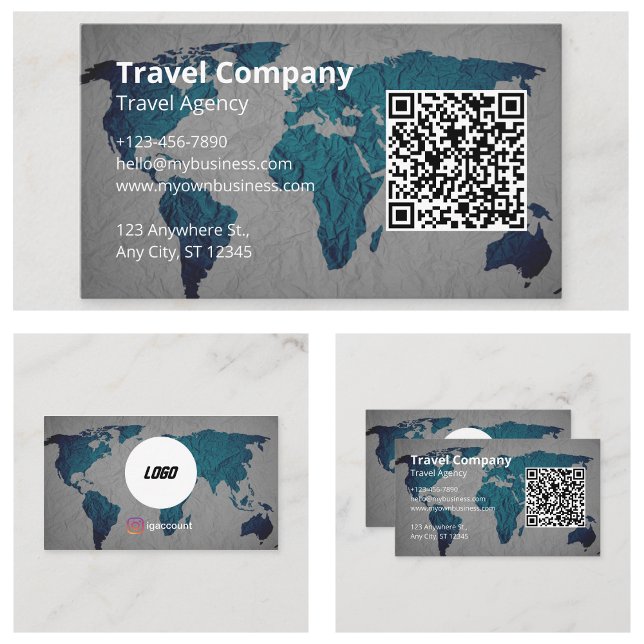 Travel Agency Company Business Card (Travel Agency Company Business Cards)
