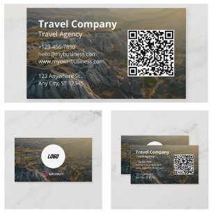 Travel Agency Visiting Business Card