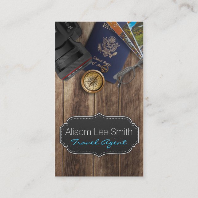 Travel Agent Business Card (Front)