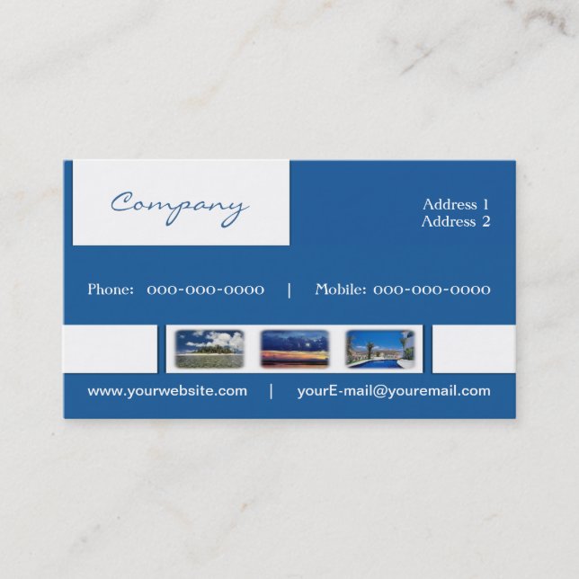 Travel Agent Business Card (Front)