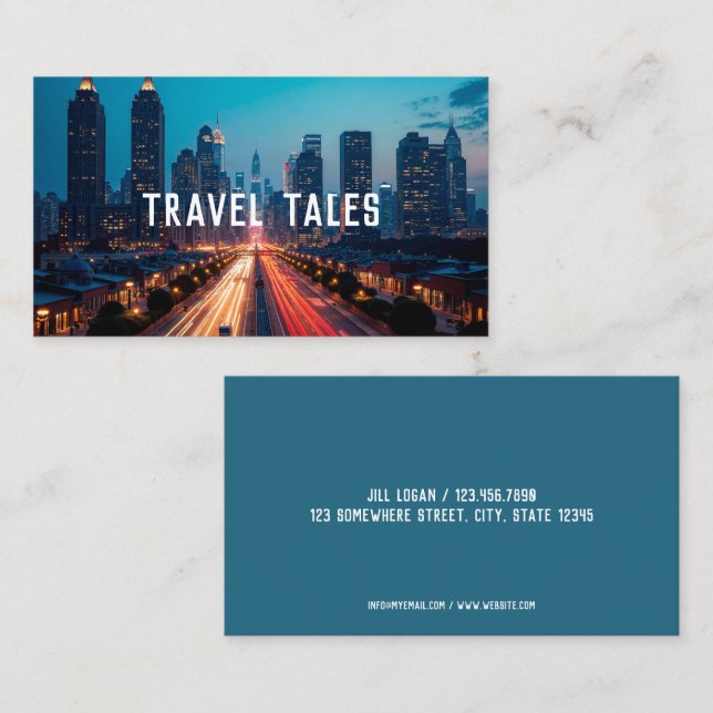 Travel Agent Business Card (Front/Back)