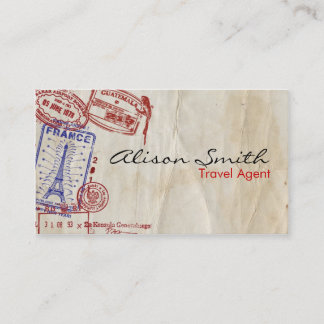 Travel Agent Business Card