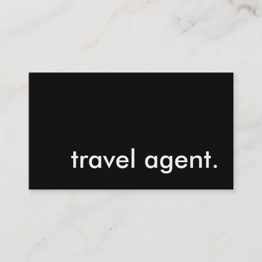 Customizable travel agent. business card templates