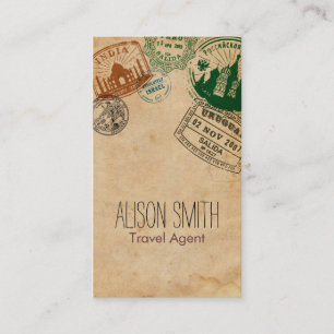 Travel Agent Business Card