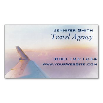 Travel Agent Business Card Magnet by CarsonPhotography at Zazzle