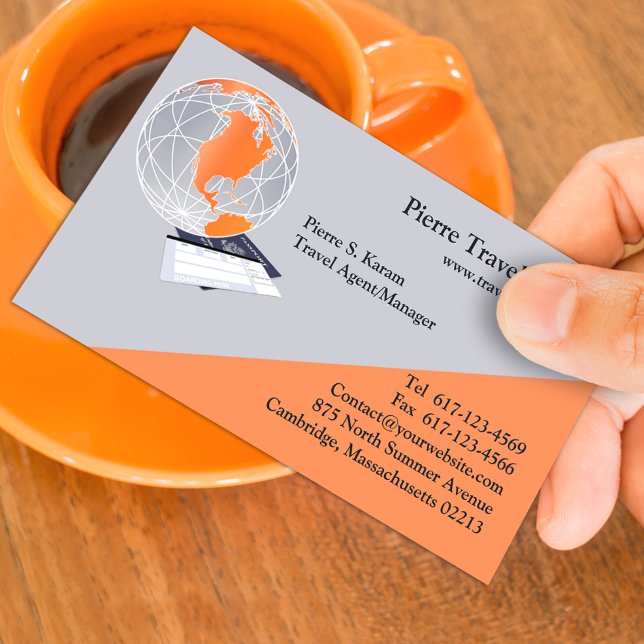 Travel Agent Business Card Template (Creator Uploaded)
