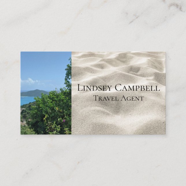 Travel Agent Business Cards (Front)