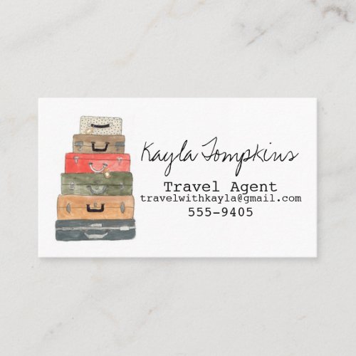 Travel Agent Business Cards