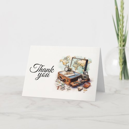 Travel Agent Greeting Card Thank You Card
