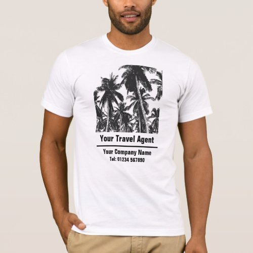 Travel Agent or Travel Consultant with Palm Trees T_Shirt