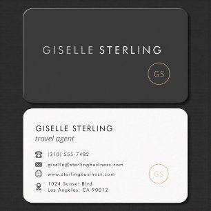 Travel Agent Professional Business Card