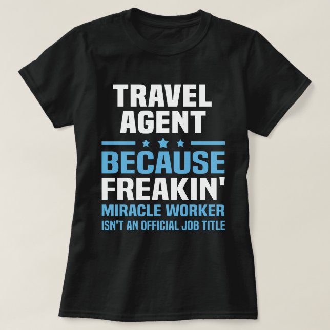 Travel Agent T-Shirt (Design Front)