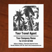 Travel Agent & Travel Agency Design Flyer
