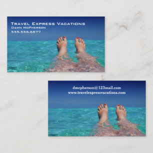 Travel Agent Tropical Vacation Business Card