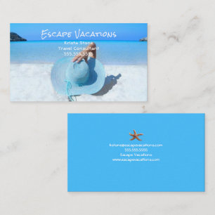 Travel Agent Vacation Business Card