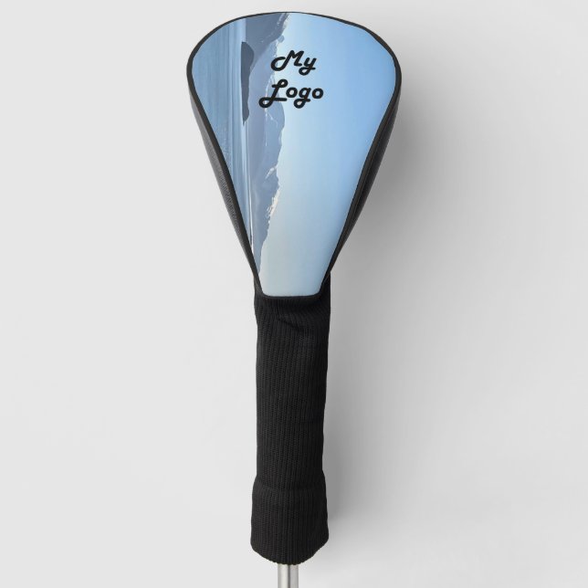 Travel agent vacations tourism photo logo golf head cover (Front)