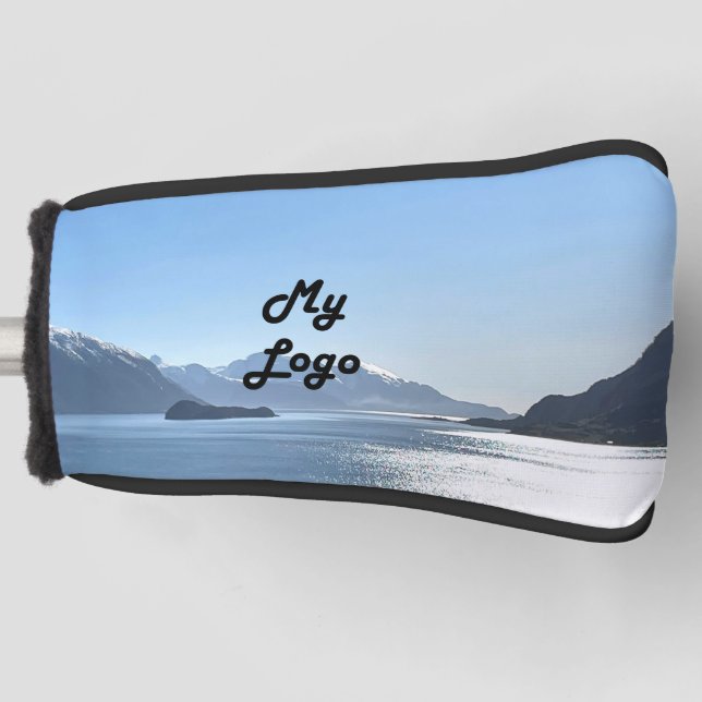 Travel agent vacations tourism photo logo golf head cover (Front)