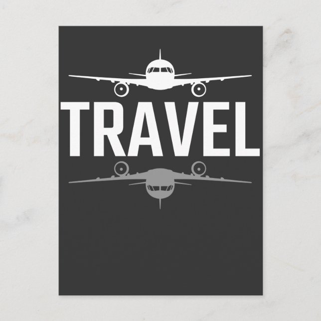 Travel Aircraft and Airplane Lover Future Pilot Postcard (Front)