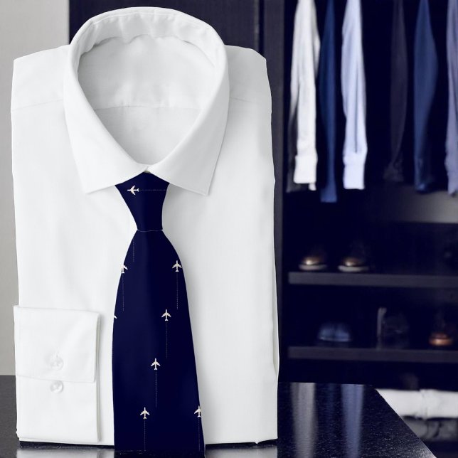 Travel airplane with dotted line tie (Creator Uploaded)